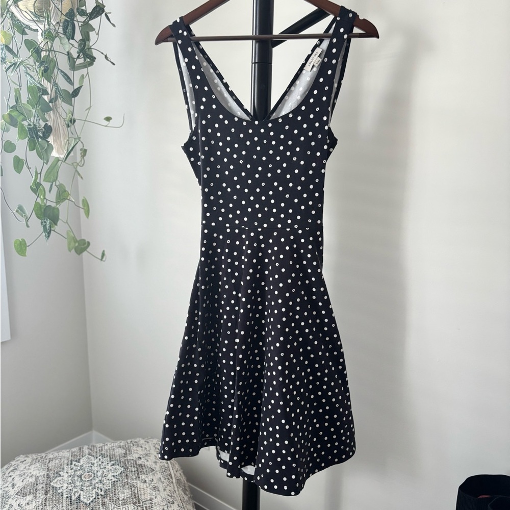 Smart Set Black Scoop Neck Fit and Flare Mini Dress